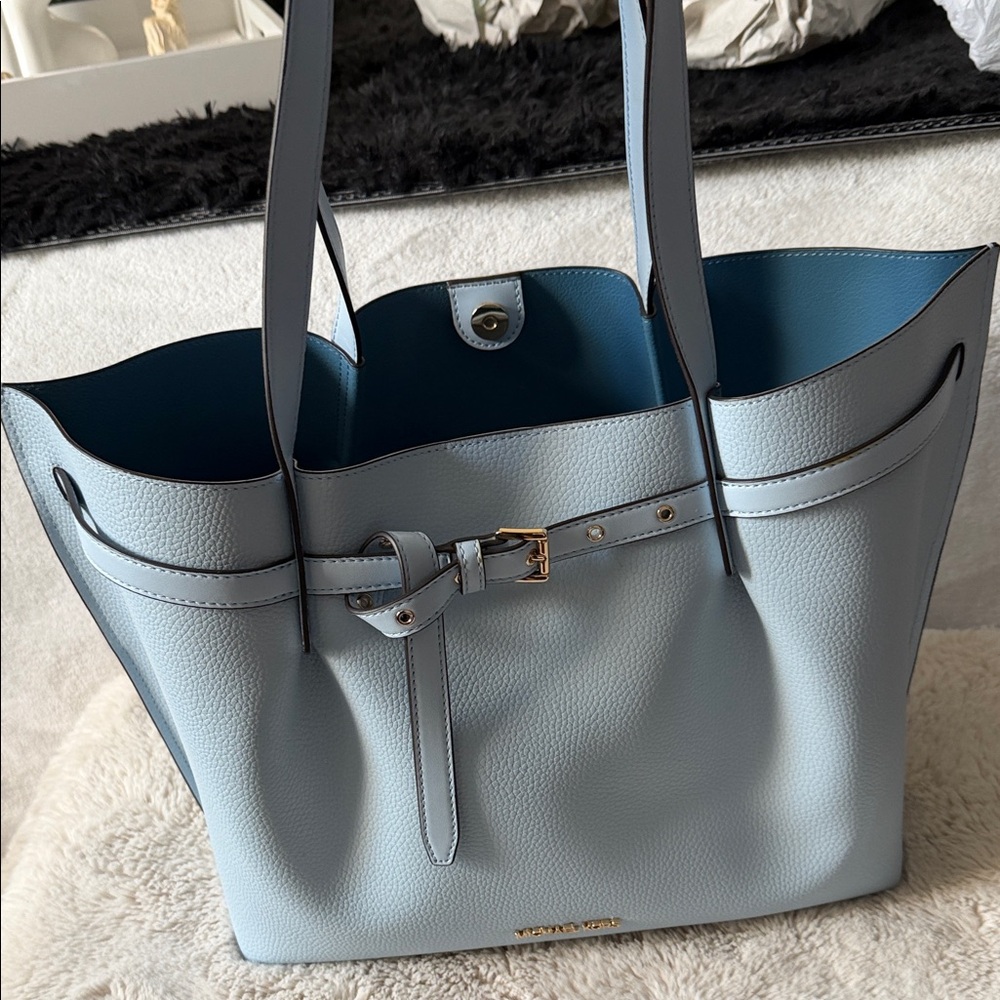 Michael Kors Light Blue Tote Bag